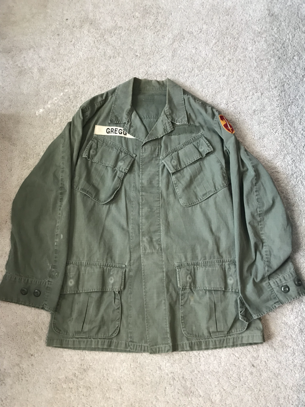 1970 dated MACV jungle jacket